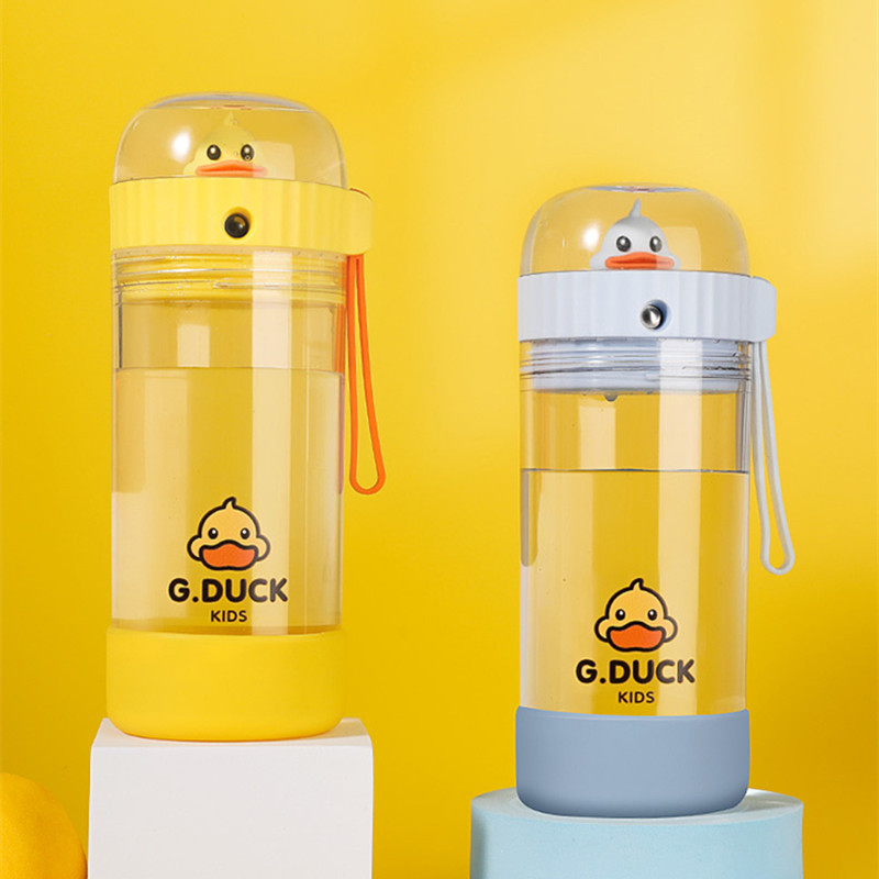 GDUCK Small Yellow Duck Spray Drinking Cup | Water Bottle Manufacturers