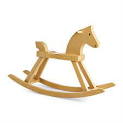 Factory supply wooden rocking horse with wholesale price, in stock ...